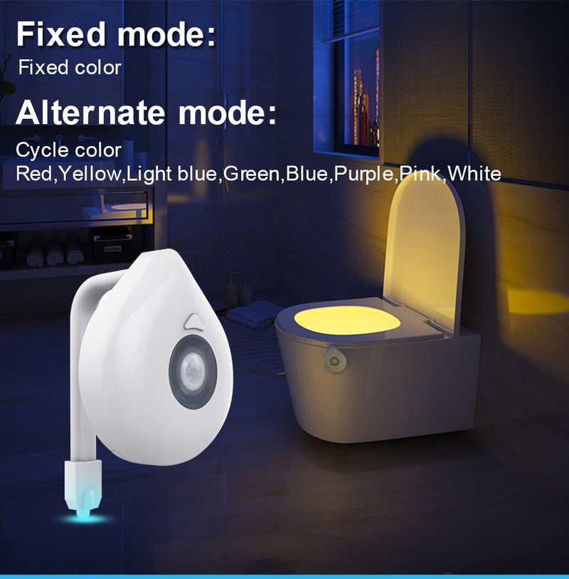 Toilet Night Light Motion-Sensor LED - client345